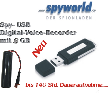 Getarnter USB-Voice-Recorder, 140 Std-Daueraufnahme,Top-Sprachqu Getarnter USB-Voice-Recorder, 140 Std-Daueraufnahme,Top-Sprachqu